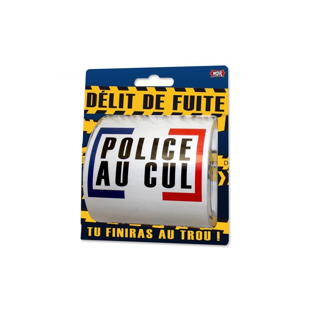 Papier toilette Police au Cul