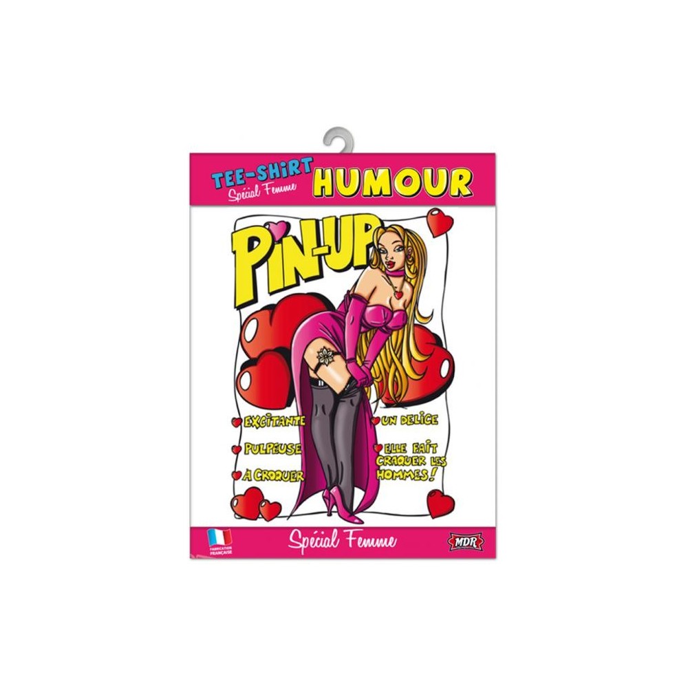 T-shirt humour pin'up