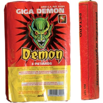 3 pétards giga démon