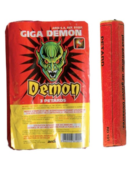3 pétards giga démon