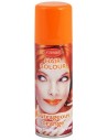 Bombe spray laque cheveux orange