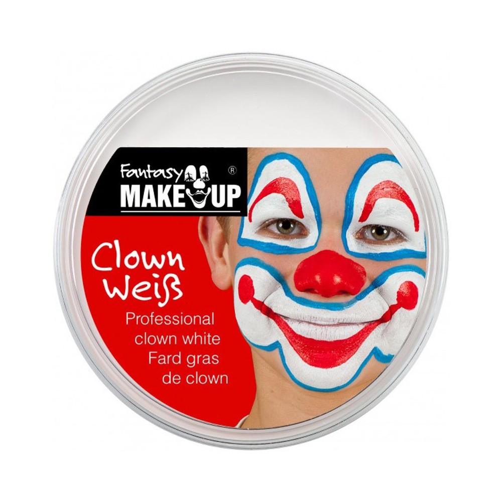 Fard gras clown blanc 40g