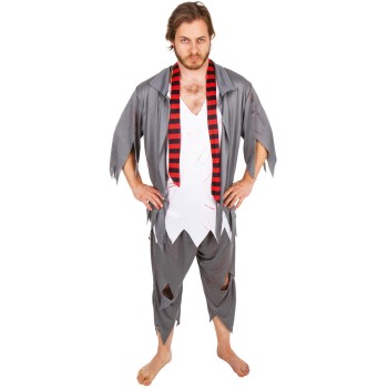 Costume étudiant zombie homme