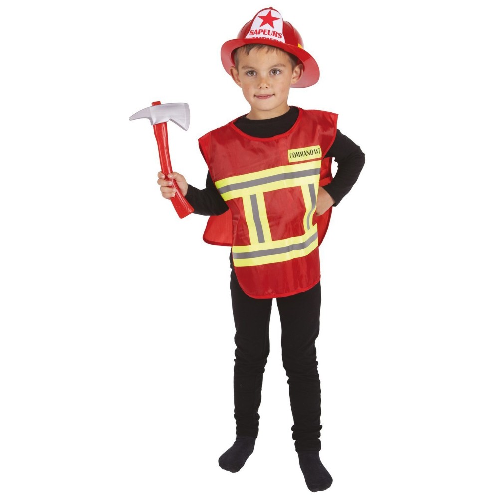 Set accessoires pompier enfant
