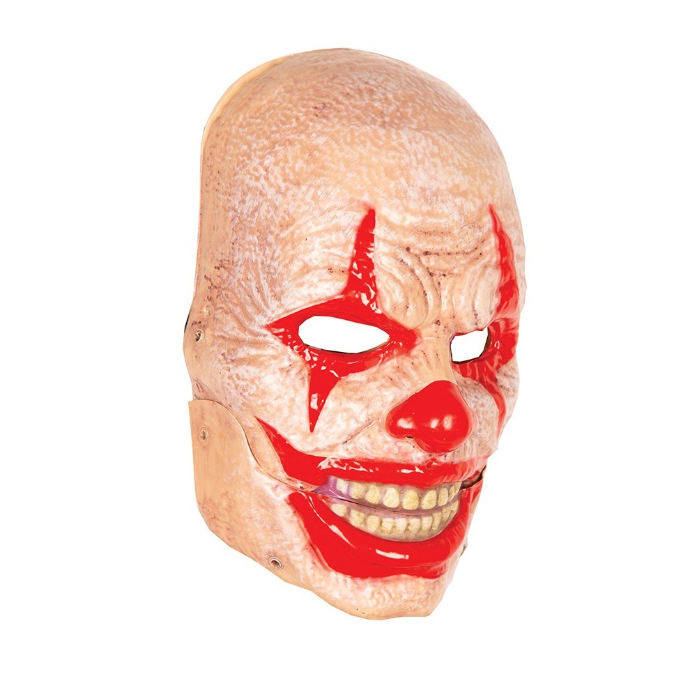 Masque de clown Halloween avec bouche articulée