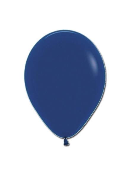 12 ballons latex bleu marine
