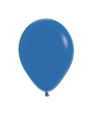 12 ballons latex bleu