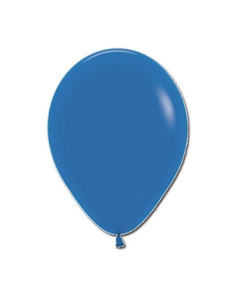 12 ballons latex bleu
