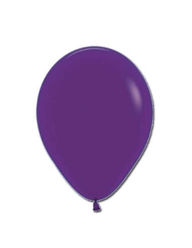 12 ballons latex violet