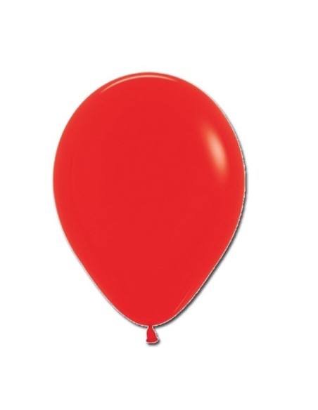 12 ballons latex rouge
