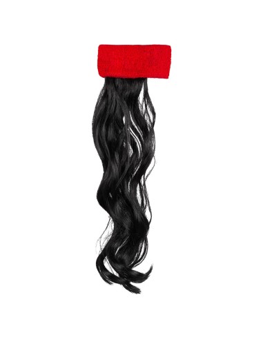 Bandeau avec mèches de cheveux