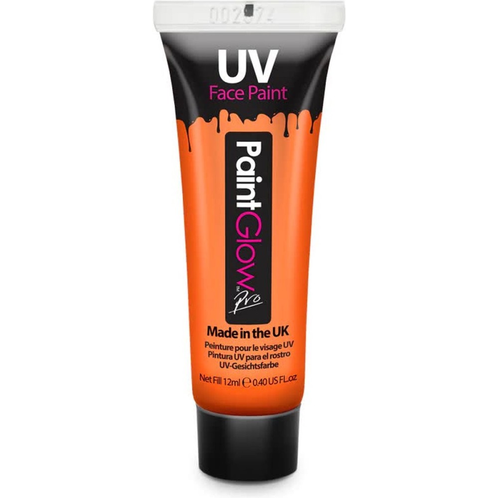 Crème visage fluo jaune néon UV