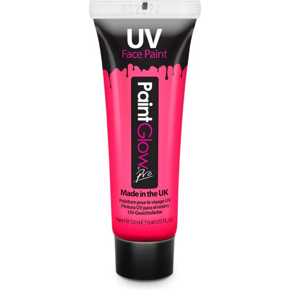 Crème visage fluo jaune néon UV