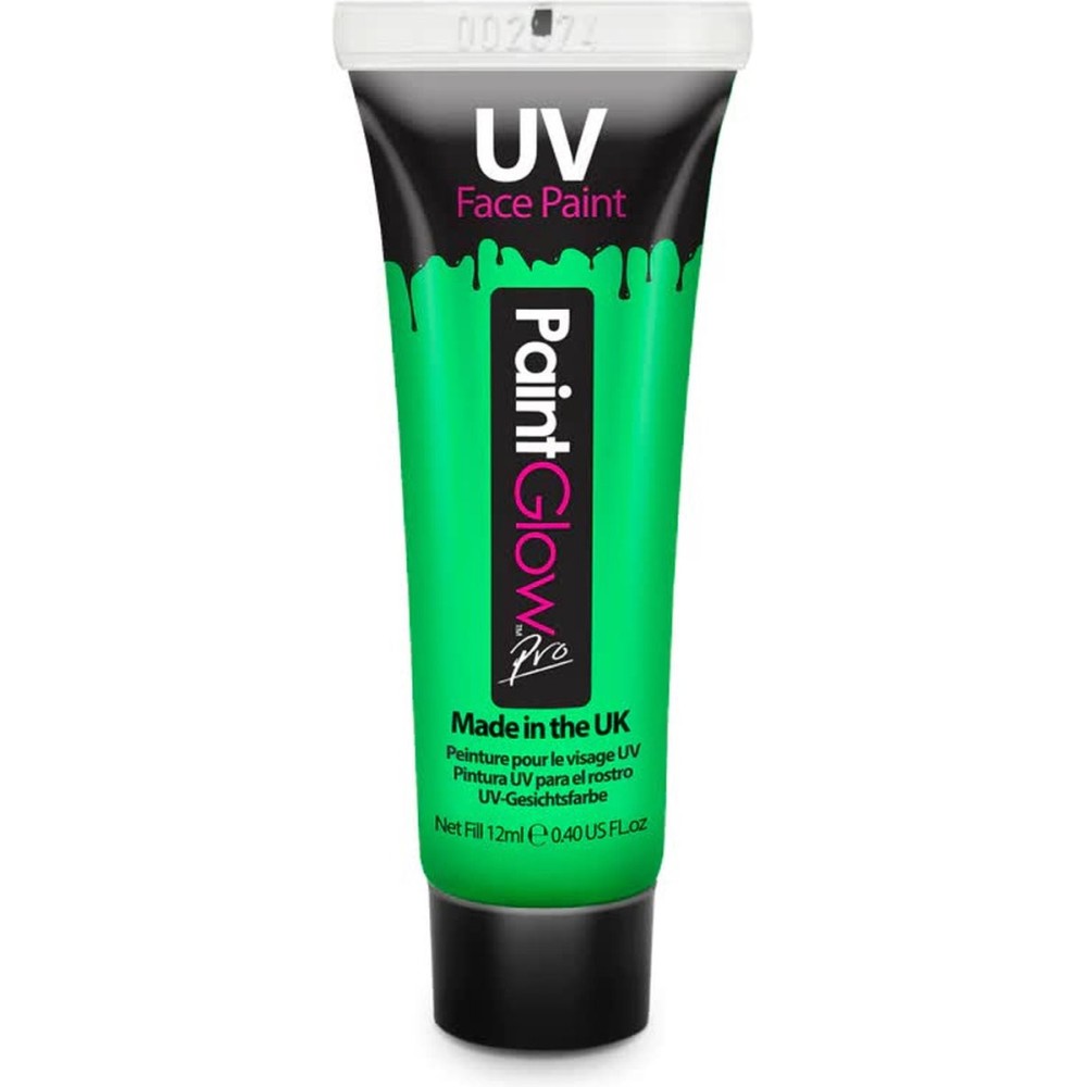 Crème visage fluo jaune néon UV