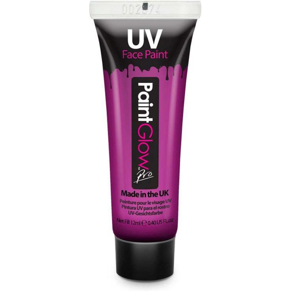 Crème visage fluo jaune néon UV