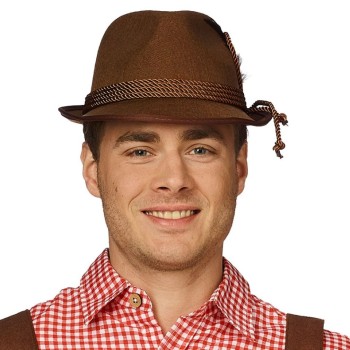 Chapeau feutre Tyrol marron