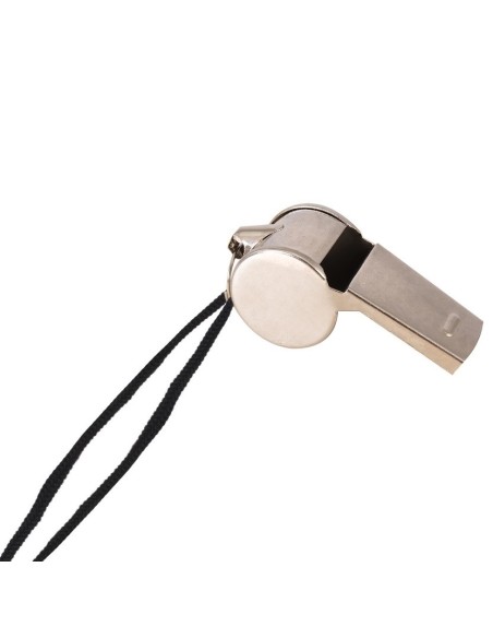 Sifflet en métal et cordon