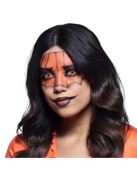 Lentilles Halloween orange