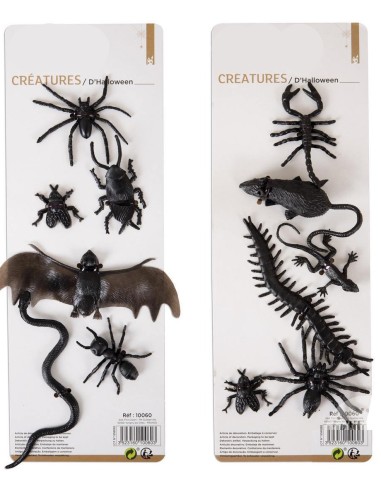 Faux insectes assortis pour décoration de table Halloween
