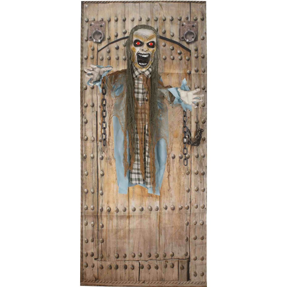 Rideau de porte avec zombie à suspendre