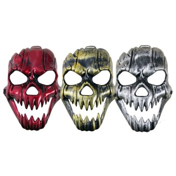 Masque de squelette souriant couleur