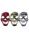 Masque de squelette souriant couleur