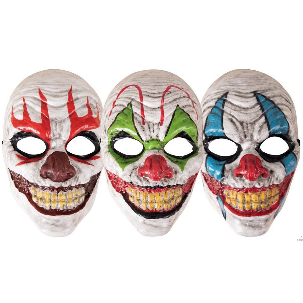 Masque de clown maléfique pour Halloween