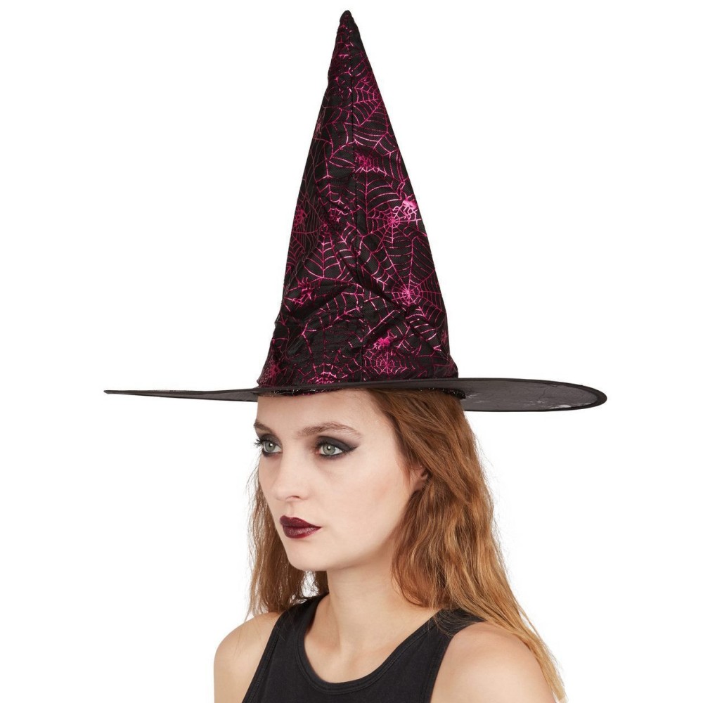 Chapeau de sorcière toile d'araignée