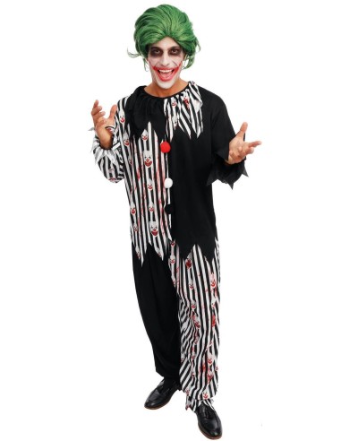 Déguisement de clown ensanglanté homme pour Halloween à Lille