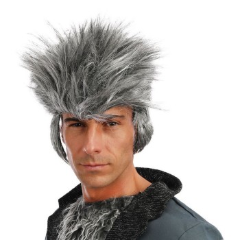 Perruque loup garou grise