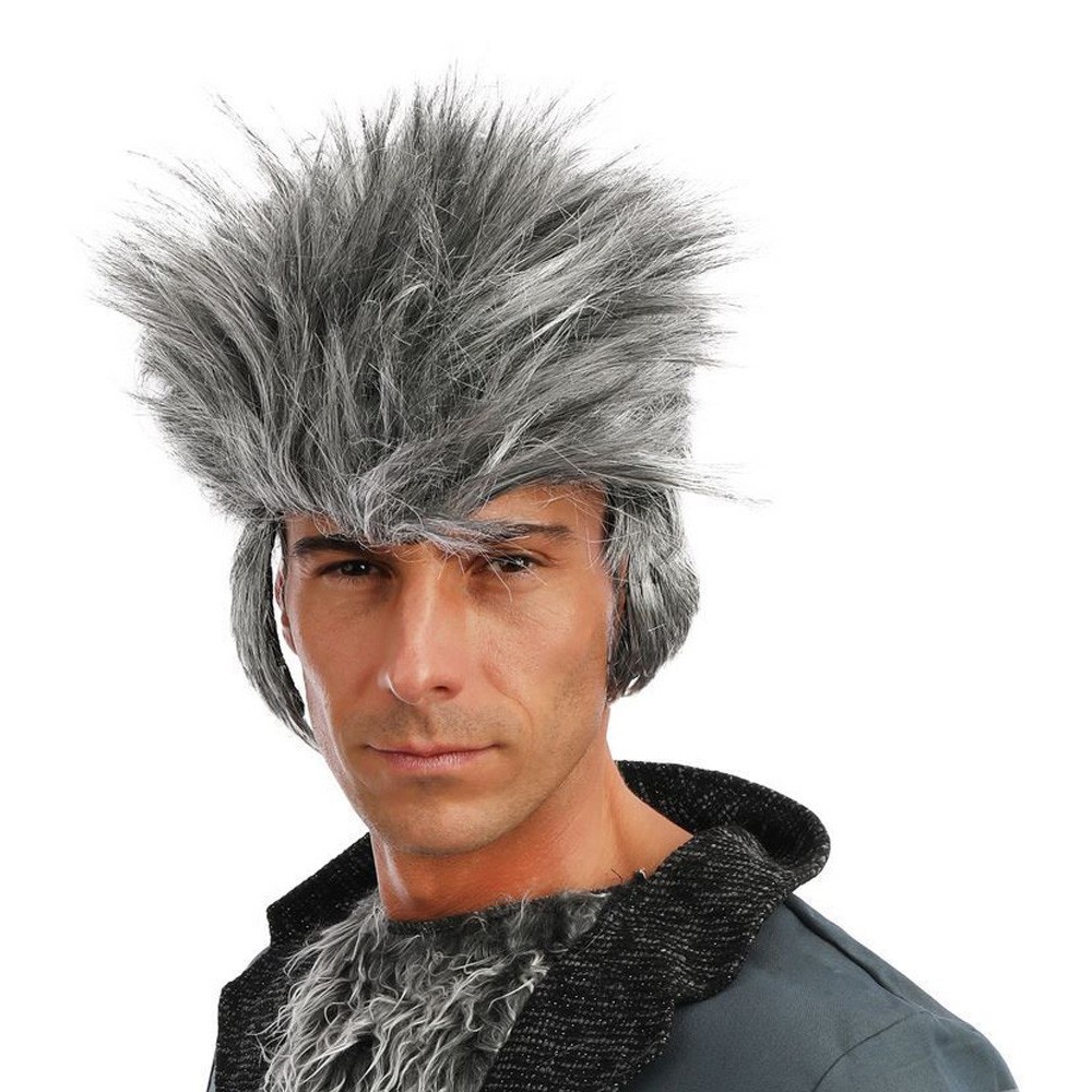 Perruque loup garou grise