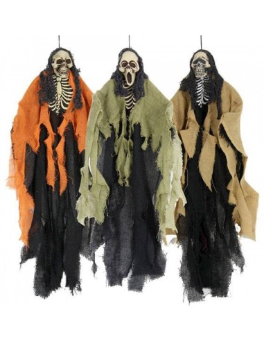Squelette articulé à suspendre pour décoration Halloween