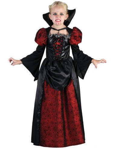 Déguisement vampiresse royale fille avec robe