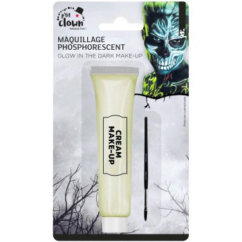 Tube maquillage phosphorescent avec petit pinceau