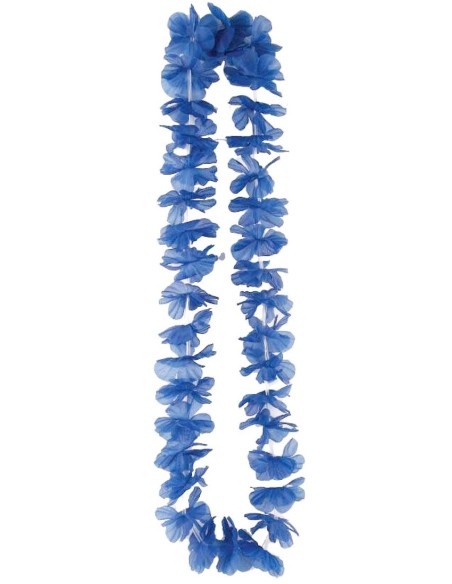 Collier fleur Hawaï différents coloris bleu, blanc, rouge à Lille