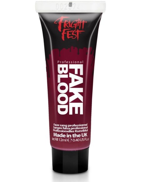 Tube de faux sang rouge pour un maquillage Halloween réussi