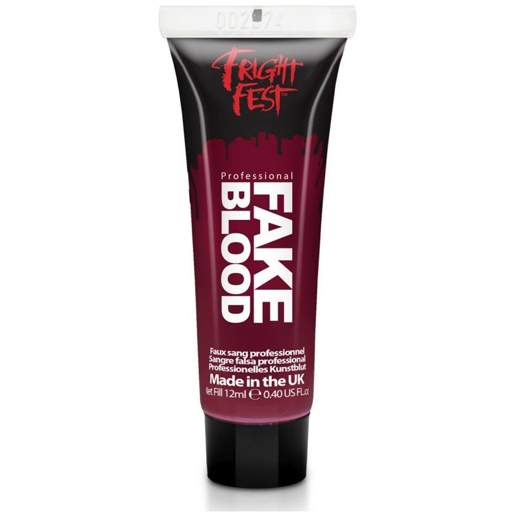 Tube de faux sang rouge pour un maquillage Halloween réussi