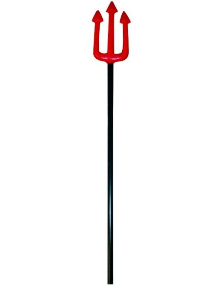 Fourche de diable avec trident rouge