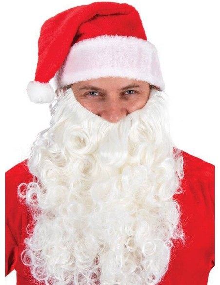 Barbe Père Noël blanche
