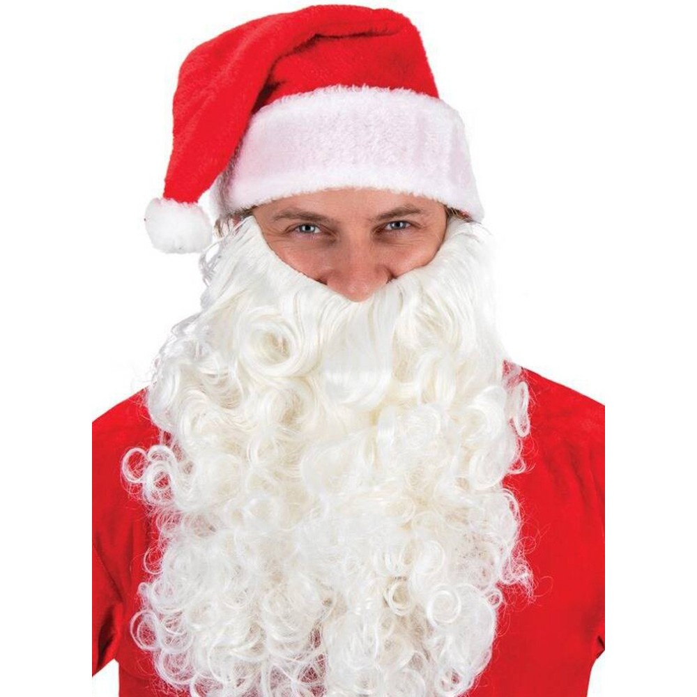 Barbe Père Noël blanche