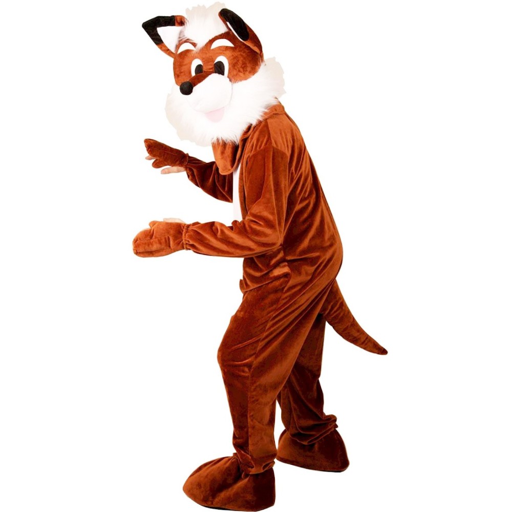 Mascotte de renard déguisement adulte vente et location