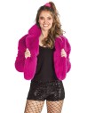 Fourrure carnaval fuchsia