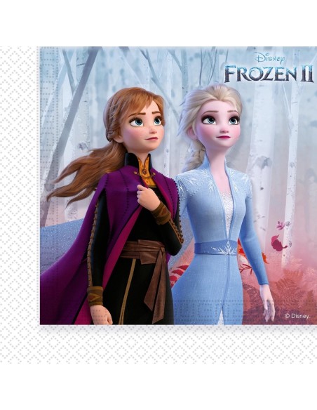 20 serviettes La Reine des Neiges