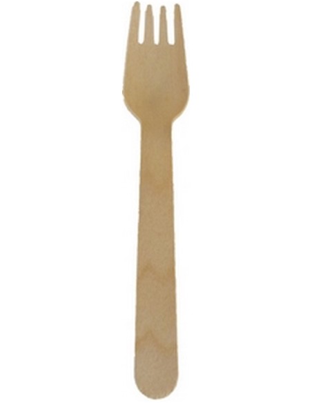 6 fourchettes en bois