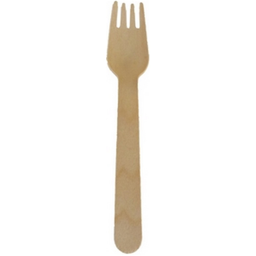 6 fourchettes en bois