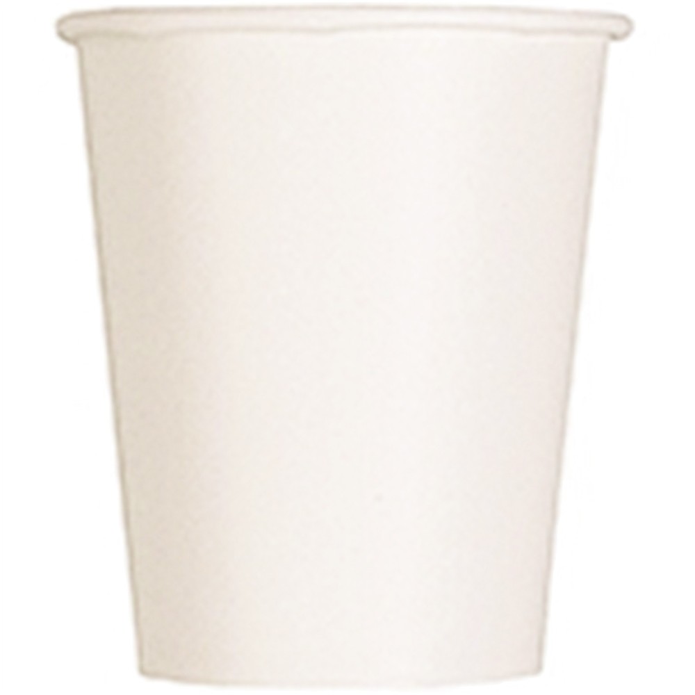 50 gobelets expresso blancs