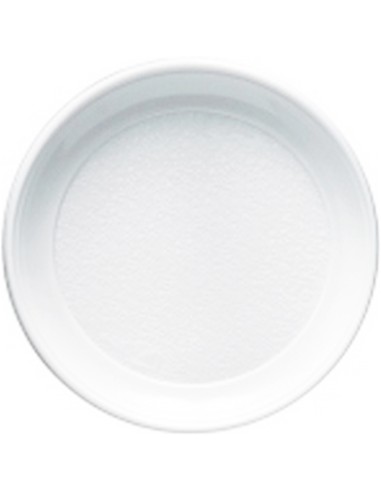25 assiettes blanches