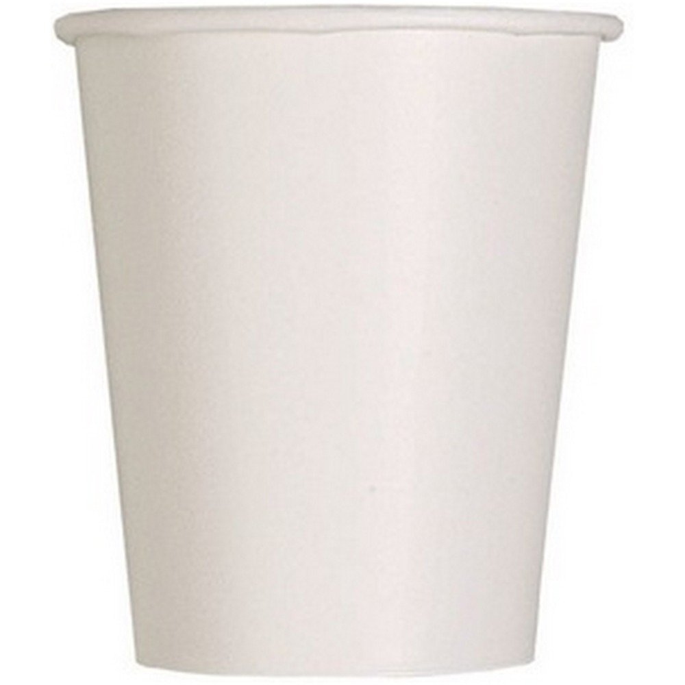100 gobelets carton blanc