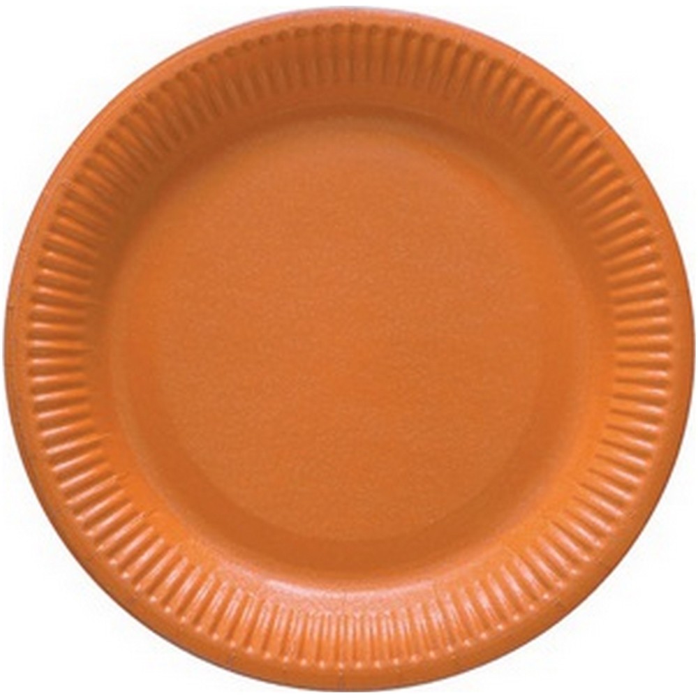 Lot de 8 assiettes colorées en carton pour banquet et réception