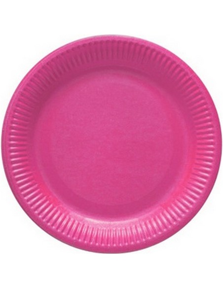 Lot de 8 assiettes colorées en carton pour banquet et réception